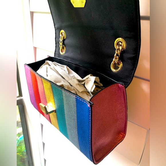 Aldo Multicolor Striped Shoulder Bag NWOT - Picture 2 of 9